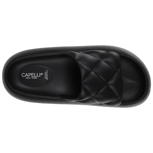 Ladies Injected EVA Quilted Slide