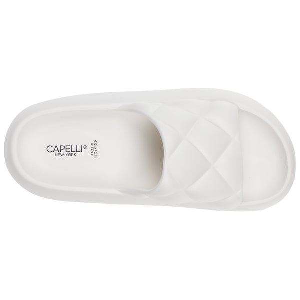 Ladies Injected EVA Quilted Slide