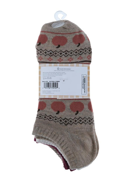 I Heart Fall 10 Pack No Show Socks