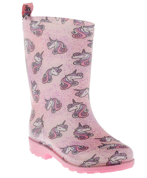 Girls Unicorn Jelly Rain Boot