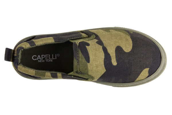 Boys Camouflage Slip-On Sneaker