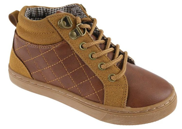 Boys Faux Leather Sneaker