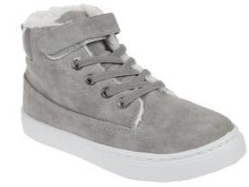 Boys Two-Tonal Faux Leather High-Top Sneaker