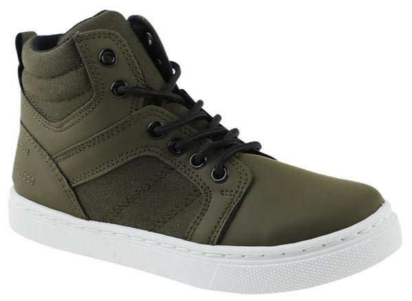 Boys Faux Nubuck High-Top Sneaker