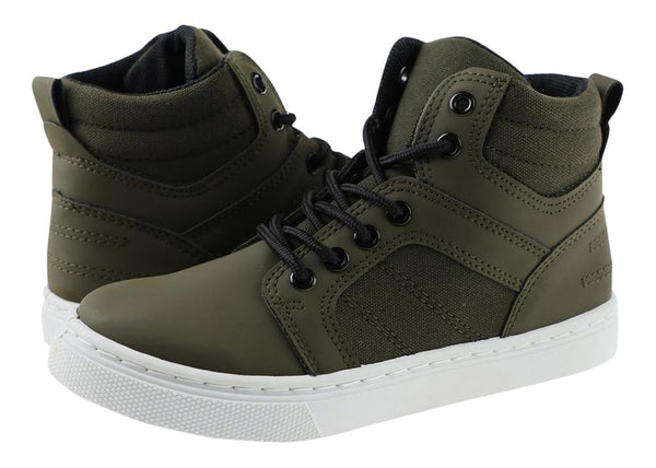 Boys Faux Nubuck High-Top Sneaker