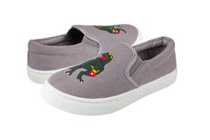 Boys Printed Happy Dino Slip-On Sneaker