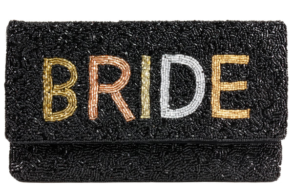 Ladies Beaded Bride Clutch