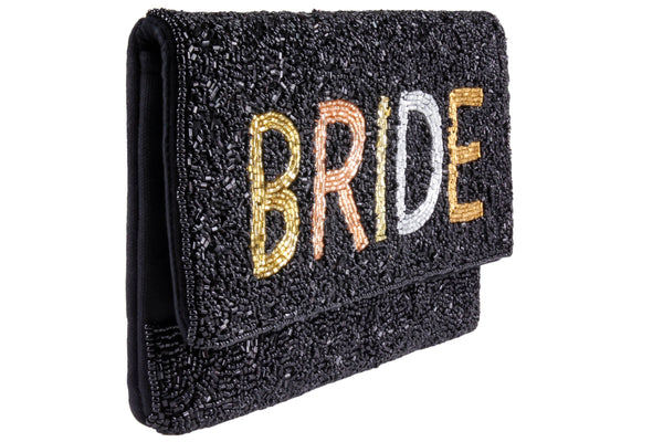 Ladies Beaded Bride Clutch