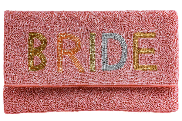 Ladies Beaded Bride Clutch