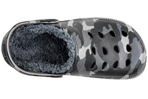 Boys Injected EVA Clog with Faux Berber Lining