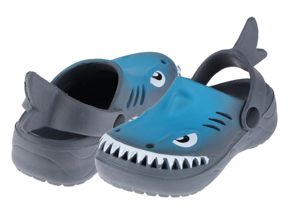 Toddler Boys Cool Shark Injected EVA Clog