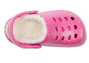 Toddler Girls Allover Glitter Injected EVA Clog with Faux Berber Lining