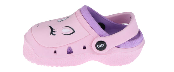 Toddler Girls Pretty Unicorn Injected EVA Two Tone Clog