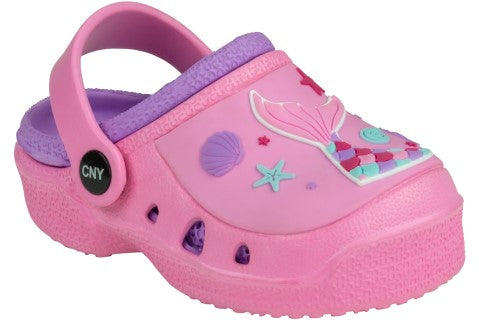 Toddler Girls Underwater Mermaid Molded Injected EVA Clog