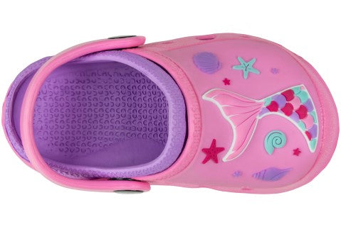 Toddler Girls Underwater Mermaid Molded Injected EVA Clog