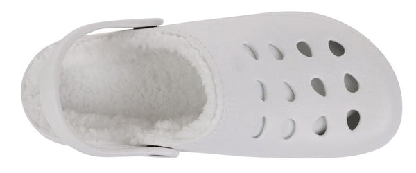 Ladies Injected EVA Clogs with Faux Berber Lining