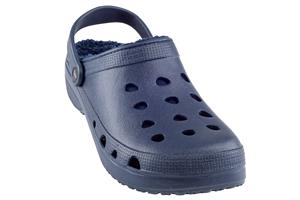 Mens Injected EVA Clogs with Faux Berber Lining