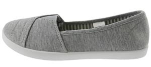 Ladies Solid Jersey Fabric Slip-On Sneaker
