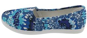 Ladies Printed Fabric Slip-On Sneaker