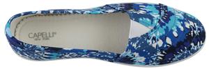 Ladies Printed Fabric Slip-On Sneaker
