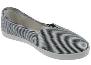 Ladies Printed Fabric Slip-On Sneaker