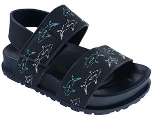 Toddler Boys Swimming Sharks Double Strap Sandal