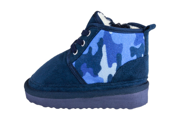 Toddler Boys Faux Suede Camo Print Boot