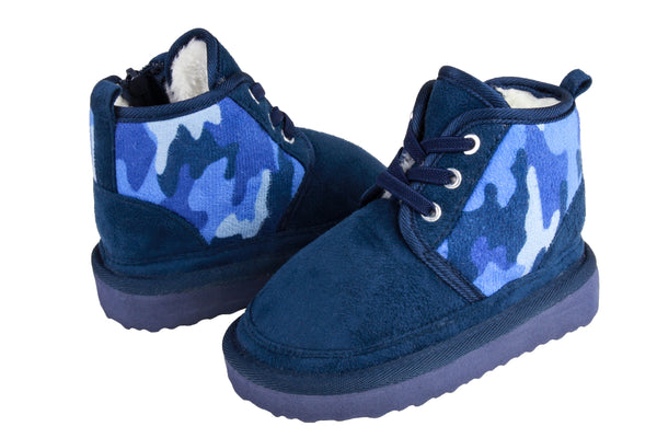 Toddler Boys Faux Suede Camo Print Boot