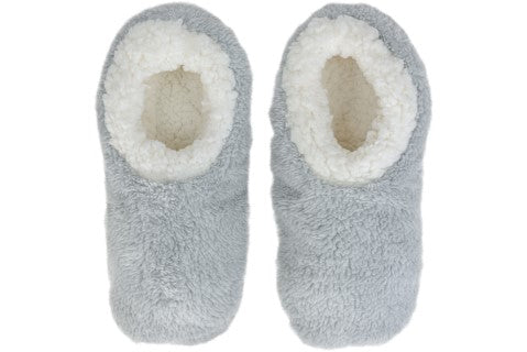 Ladies Cozy Fleece Pull on Slipper Socks