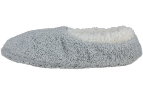 Ladies Cozy Fleece Pull on Slipper Socks