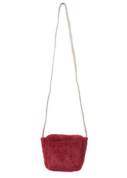 Girls Mini Faux Fur Cross Body Bag