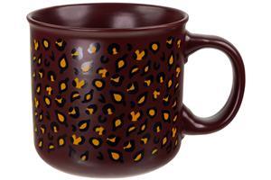 Leopard Leaves Camping Mug