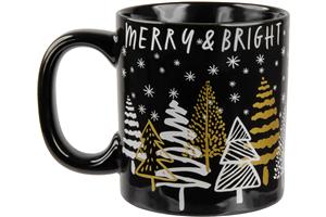 Merry & Bright Forest Wide Can Mug