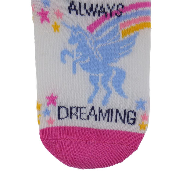 Girls Awesome Unicorn 10 Pack No Show Socks with Bonus Ponies