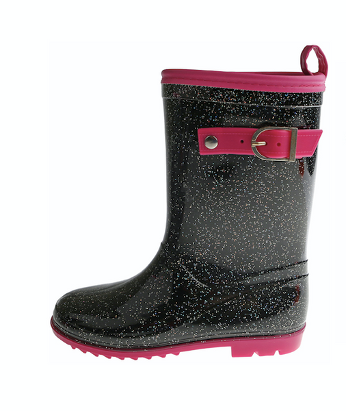 Girls Glitter Rain Boot