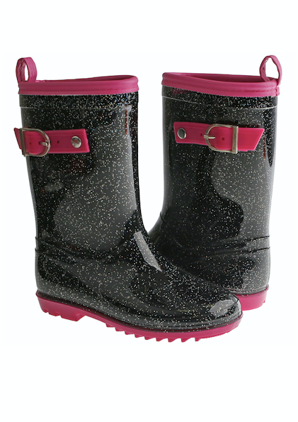 Girls Glitter Rain Boot