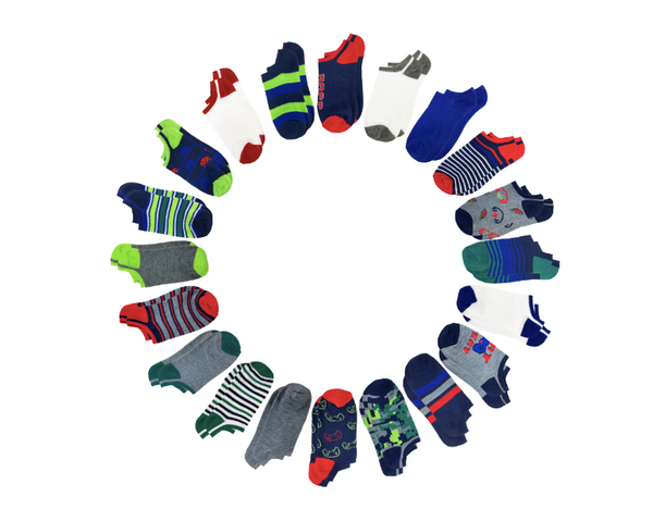 Gamer Vibes 20 Pack No Show Socks