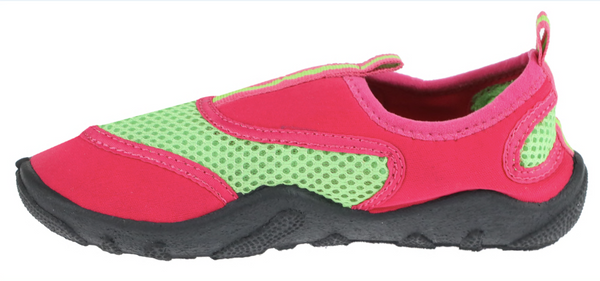 Girls Pink and Green Aqua Shoe