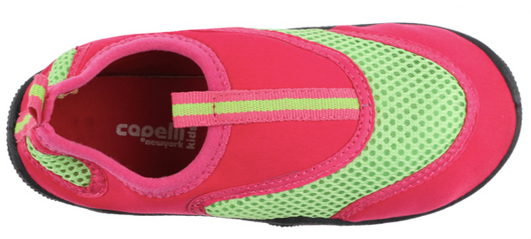 Girls Pink and Green Aqua Shoe