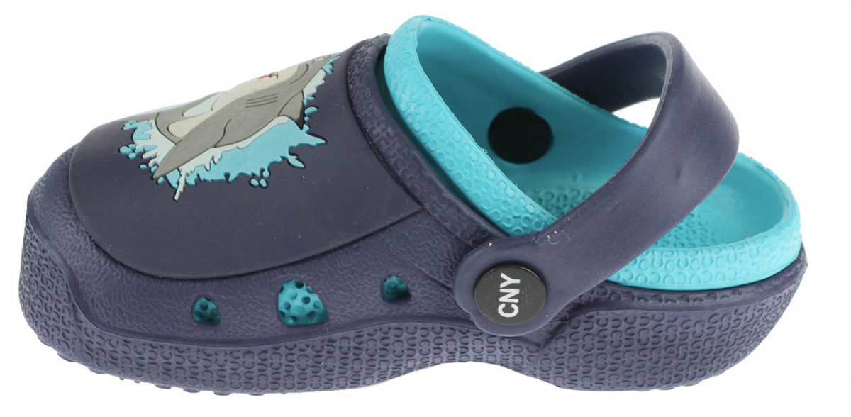 Boys hot sale shark crocs