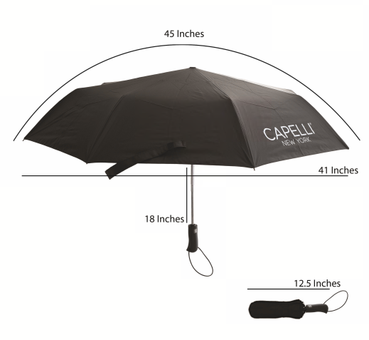 Capelli New York Collapsable Travel Umbrella