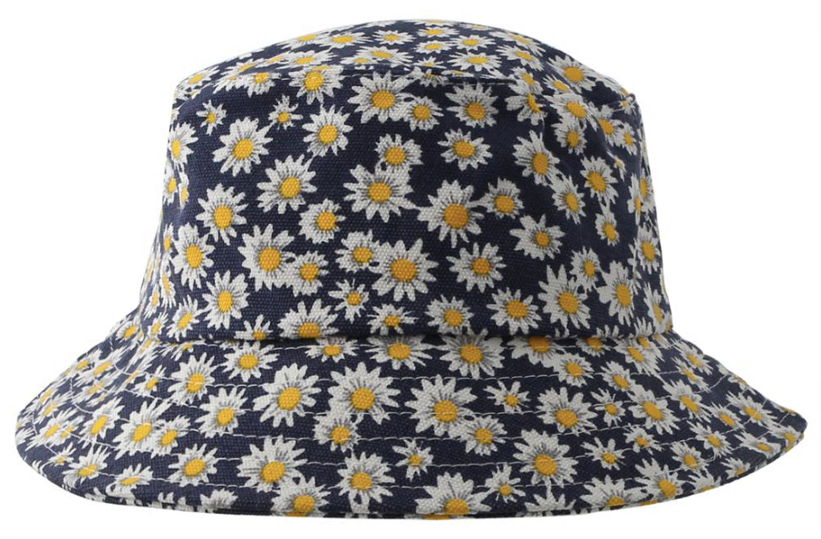 York Floral New Capelli – Hat Bucket Navy