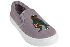 Boys Printed Happy Dino Slip-On Sneaker