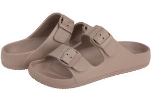 Girls Pink Shimmer Double Strap Slip-On Sandal – Capelli New