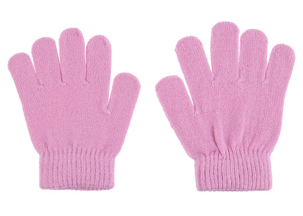 Girls Chunky Knit Hat and Gloves 2 pc Set
