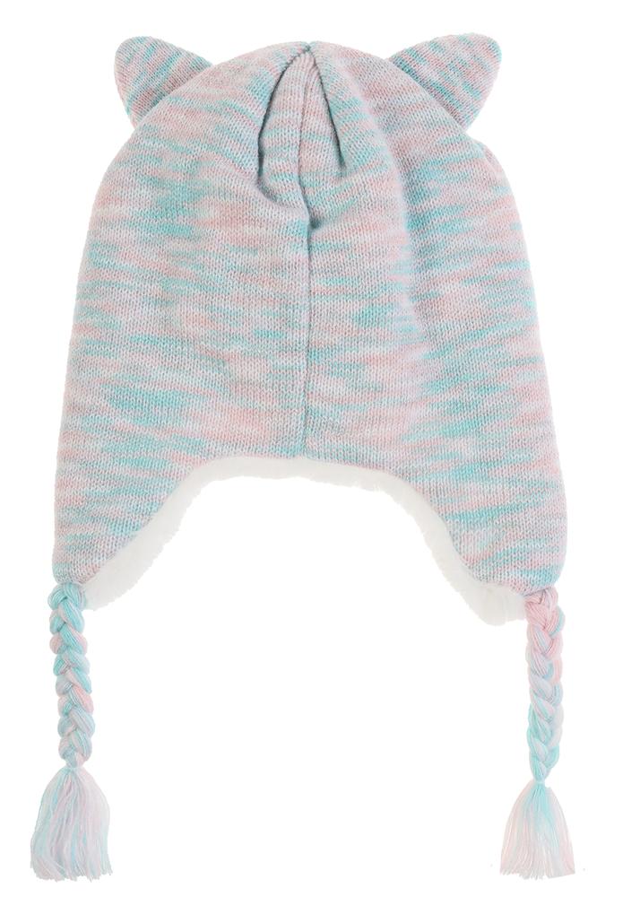 Girls Sleepy Fox Earflap Hat and Gloves 2pc. Set – Capelli