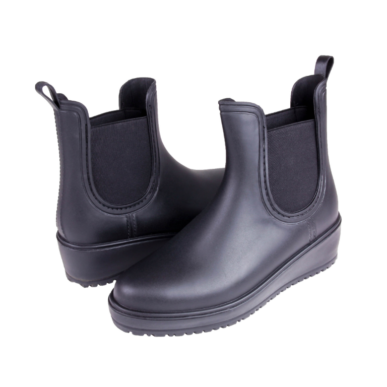 Platform fashion rain boots