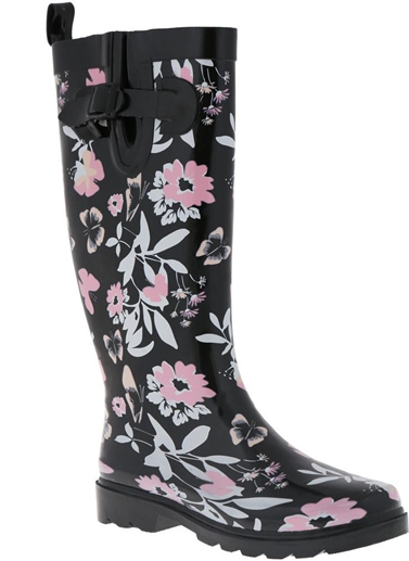 Floral rubber boots shop
