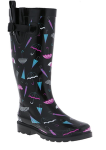 Ladies Umbrellas Tall Rubber Rain Boot Capelli New York
