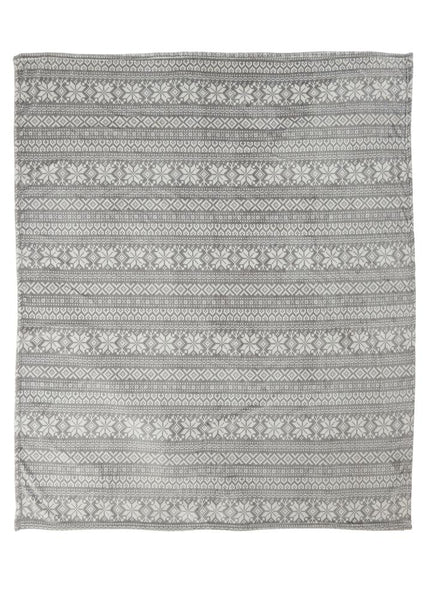 Fairisle Micro Cozy Throw Blanket